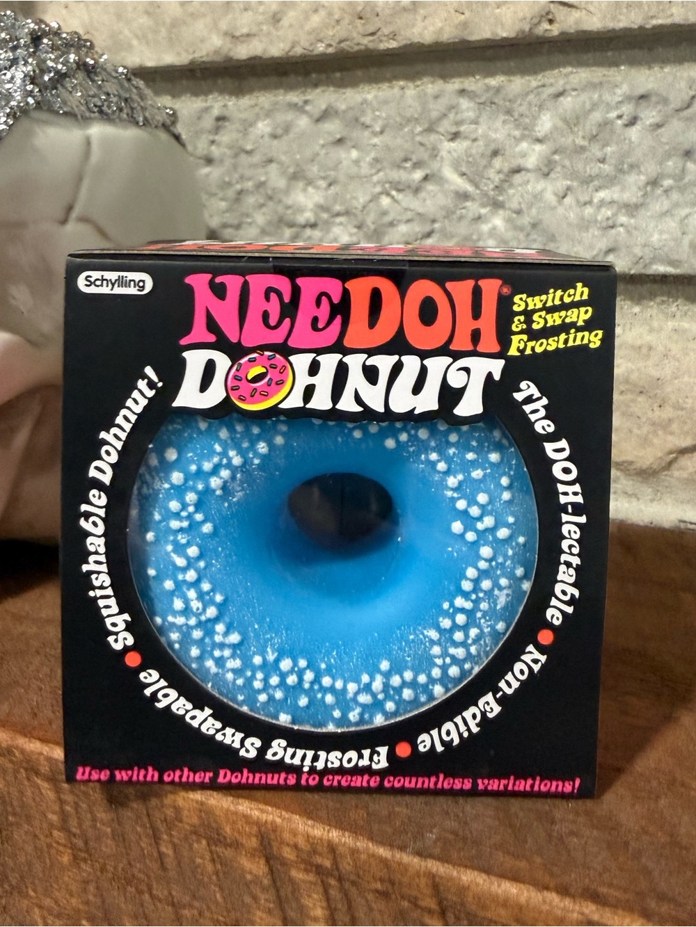 Needoh Dohnut Blue Squishy Sensory Toy by Schylling